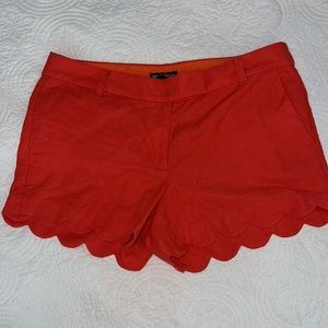 J Crew Factory scalloped shorts